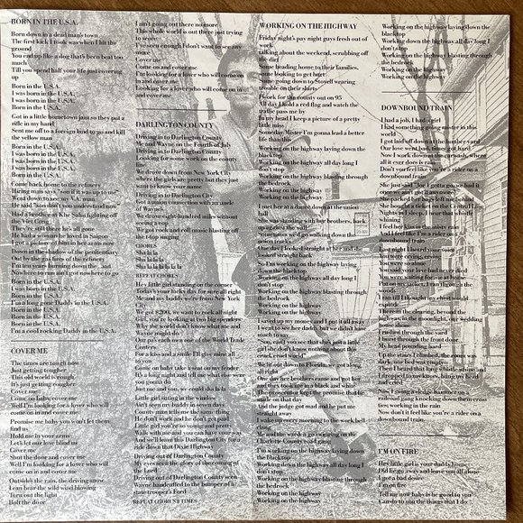 BRUCE SPRINGSTEEN Born In The USA 1984 Columbia, Vinyl LP - Picture 6 of 7